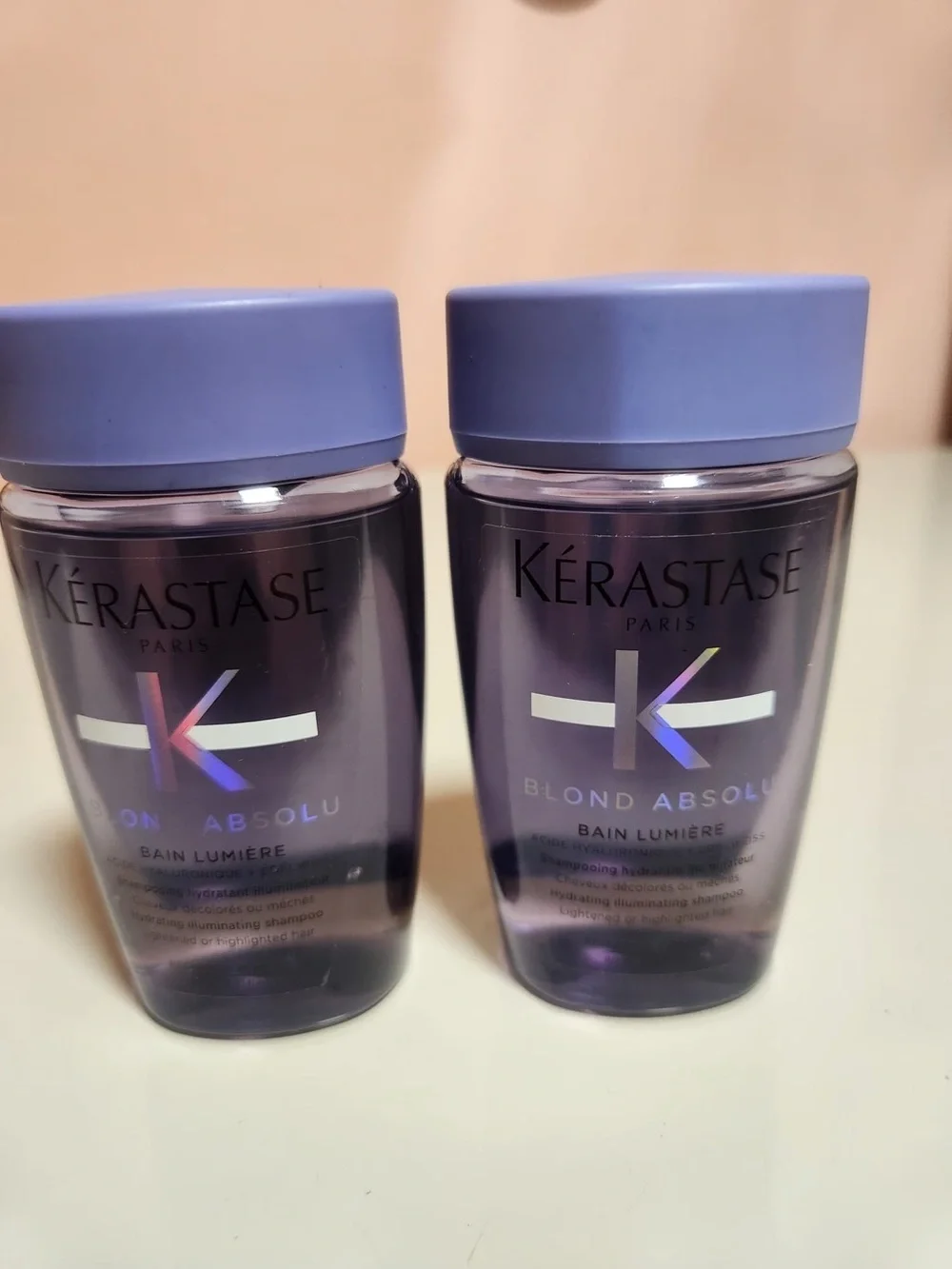 Kérastase Blond Absolu Bain Lumière Shampoo Hyaluronic Acid 80ml Set of 2